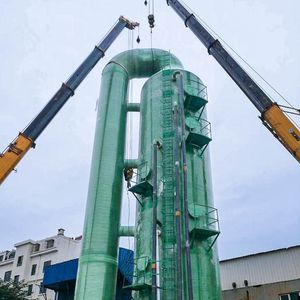 Vertical Anti-Corrosion FRP Gas Purification Absorption Tower for Waste Gas Treatment