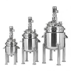 CE PED 2014/68/EU Certified Sanitary Stainless Steel 316L Chemical Jacket High Pressure Vacuum Reactor