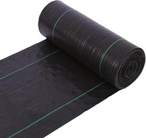 Polypropylene Ground Cover Woven Fabric Weed Barrier with UV Customized Size & GSM