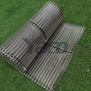304 Stainless Steel Flexible Rod Wire Mesh Conveyor Belt for Food Industry