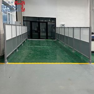 T Slot Industrial Aluminum Profiles Door Partition Temporary Fence for Aluminium Enclosure