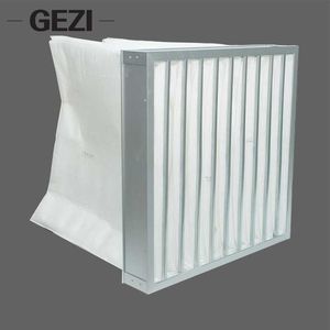Factory Direct Sale Air Conditioner Pocket Filters Fiberglass Pocket Filter F9 F8 Medium Efficiency Bag Filter