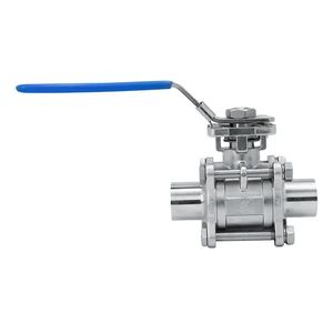 High-Quality Stainless Steel 3PC Sanitary Ball Valve for Industry