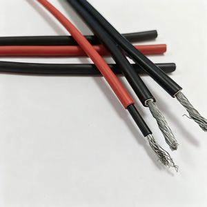 TUV Certification 4mm2 6mm2 Tinned Copper XLPE PV Cable DC Solar Cable