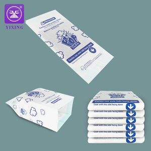 Biodegradable Recycled Grease Proof Square Bottom Pop Corn Packaging Food Grade Paper Microwave Popcorn Paper Bags