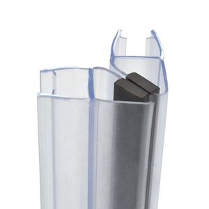 Durable PVC Magnetic Seal Strip for Glass Shower Door Enclosures