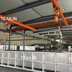 Electric Hoist Dipping Tank Pretreatment System for Metal Chair Steel Substrate Surface Treatment