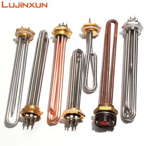 Stainless Steel Heating Element Immersion Water Heater 220V 380V Industrial Resistance 3-12kw