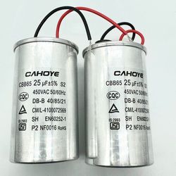 Hongyi Aluminium Case Motor Run Cbb65 Capacitor 20UF 450V for Air Conditioner