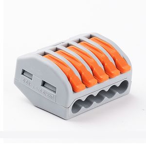 400V/32A 5 Way Push in Quick Compact Terminal Block Connector with RoHS