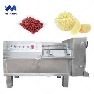 Widely Automatic Commercial Industry Production Vegetable Tomato Mango Bacon Pork Beef Meat Dicer Cutting Dicing Machine