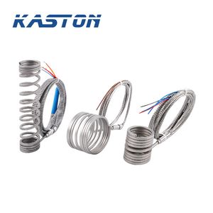 220V 2kw Electric Stainless Steel Spring Hot Runner Induction Heating Coil