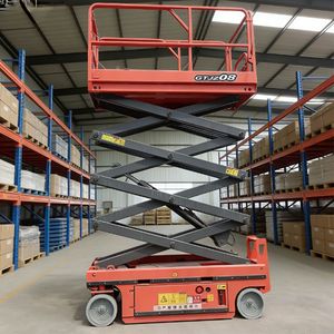 12m Automatic Small Hydraulic Man Lifting Equipment Scissor Lift Table