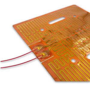 High Temperature Heater 24V DC Polyimide Kapton Heating Film for Garment