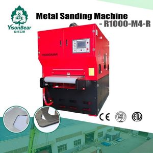 Sheet Metal Surface Grinding, Rust Removal, Burring and Wire Drawing Wide Belt Metal Sander Machine
