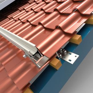 Aluminum PV Mounting Adjustable Roof Solar Bracket for Solar Structure Mounting System