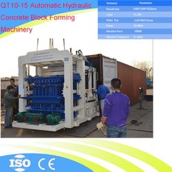Qt10-15 Automatic Concrete Block Making Machine