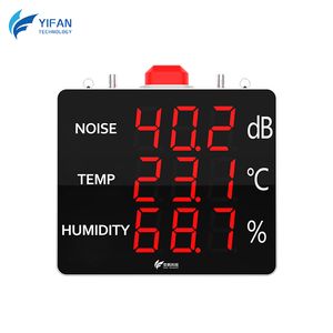 Wall-Mounted Decibel Meter Hospital Noise Meter Large Screen Noise Detector High-Precision Noise Meter