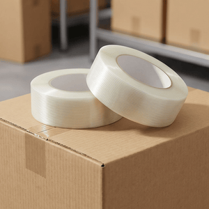 Clear Self Adhesive Filament Tape for Palletizing and Carton Sealing
