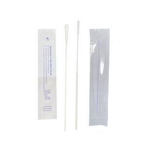 Disposable Oropharyngeal Collection 8cm 3cm Nylon Flocking Swab