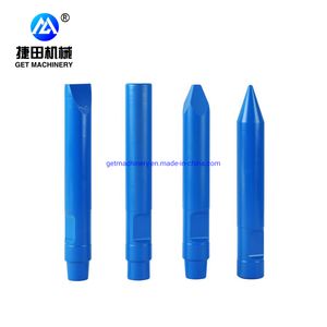 High Quality Hydraulic Breaker Chisels China OEM Factory Manufacture for K55 DMB30 DMB50 DMB70 DMB90 DMB140 DMB180 DMB210 DMB230 DMB250 DMB300 DMB360 DMB450