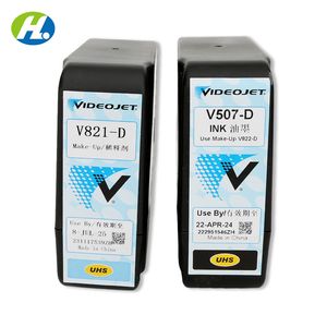 Original Videojet V821-D Consumables Printing Ink Cartridge Solvent Make-up for Cij Inkjet Printer 1620hr 1620uhs