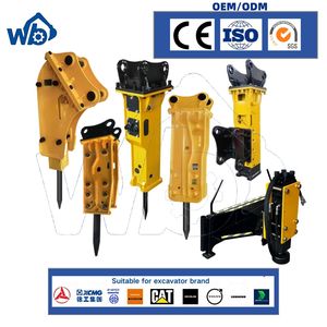 OEM/ODM Farm Machine Part Hydraulic Fence Post Driver Excavator Hydraulic Rock Breaker/Hammer Pile Driver for Skid Steer Loader/Excavator for Sale
