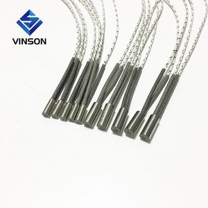 Stainless Steel 120V 230V Electric Ignition Rod Single Thread Fitting Cartridge Heater Immersion Element