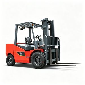 Heavy Duty 4t 5t Electric Counterbalanced Forklift Lithium Battery Powered Fork Lift