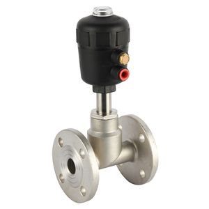 Plastic Actuator Threaded Pneumatic Angle Seat Valve