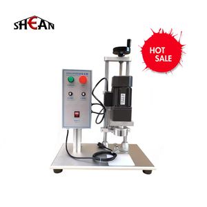 Semi-Automatic Electric Plastic Glass Bottle Cans Screw Cap Sealing Packaging Machine