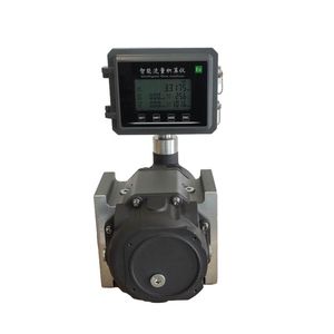 Small Pressure Loss Digital LCD Gas Roots Flow Meter Waist Wheel Flowmeter