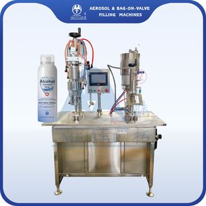 Semi Auto Aerosol Filling Crimping Machine/ Sunscreen Spray Filling Machine