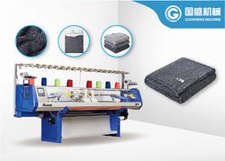 Fully Computer Control Uniform Sweater Collar Flat Sewing Knitting Machine