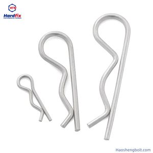 Heavy-Duty Stainless Steel R Clamps Slotted Spring Retaining Wire Hair Pins Stainless Steel Pin Safety Pin Fastener