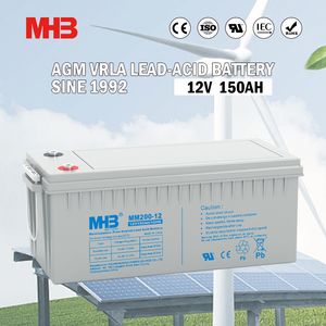 Mhb Rechargeable Battery Lead Acid AGM Battery 12V150ah for UPS Standby