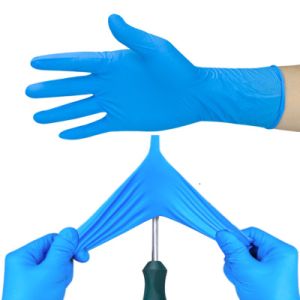 Disposable Powder-Free Nitrile Gloves Electronic Workshop 12 Inch Lengthened Thickened Nitrile Gloves