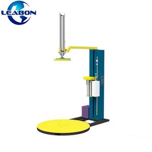 Food Drinks Chemical Paper Making Capping Type Automatic Pallet Winding Wrapping Machine