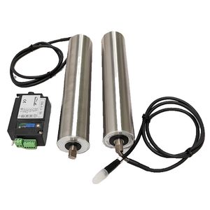 38mm Diameter Micro and Small Electric Drum, Brushless DC Built-in Motor, Stainless Steel Rubber-Coated, Galvanized Power Roller.