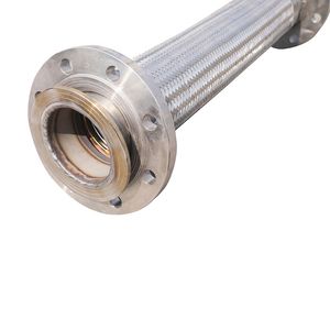 Wholesale Flanged Connection Stainless Steel 304 Wire Braided Flexible Flange Metal Joint Hose