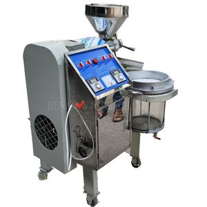 Full automatic stainless steel peanut soybean sunflower sesame teaseed flaxseed mini oil expeller small oil press making production machine with oil filter