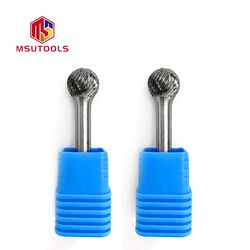 Type D 6mm Shank Tungsten Carbide Rotary File Carbide Rotary Burr Single Cut Double Cut