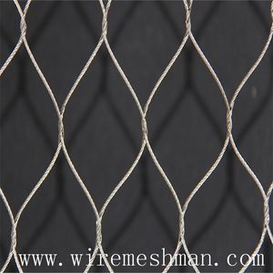 Hand Woven Stainless Steel Flexible Rope Mesh for Zoo