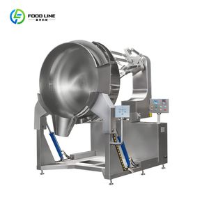 Industrial Stirring Cooking Pot with Temperature Control and Timer Function