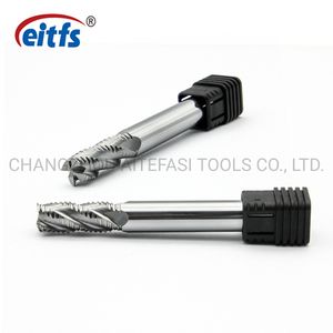 CNC Cutting Tools Carbide 4 Flute Rough End Mill Milling Cutter