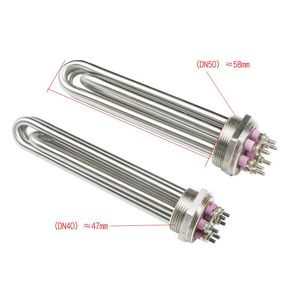 220V 380V Stainless Steel Electric Water Tubular Immersion Heater