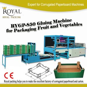 Gluing Machine for Packaging Fruit and Vegetables / Packaging Spatial