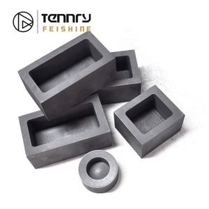 Customized High Temperature Resistant Graphite Crucible Molds Wide Casting Ingot