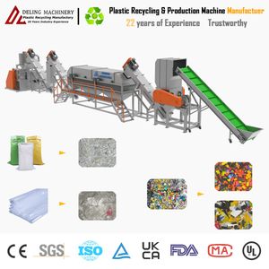 Modern Design Plastic Washing Line for PP PE ABS PVC EVA Waste Film Injection Molding Scrap Raffia Grass Pallet Recycling Crushing Drying Pelletizing Machine