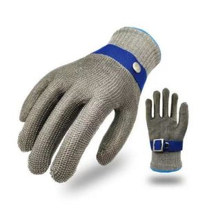 Food Grade Stainless Steel Cutting Gloves for Meat Preparation